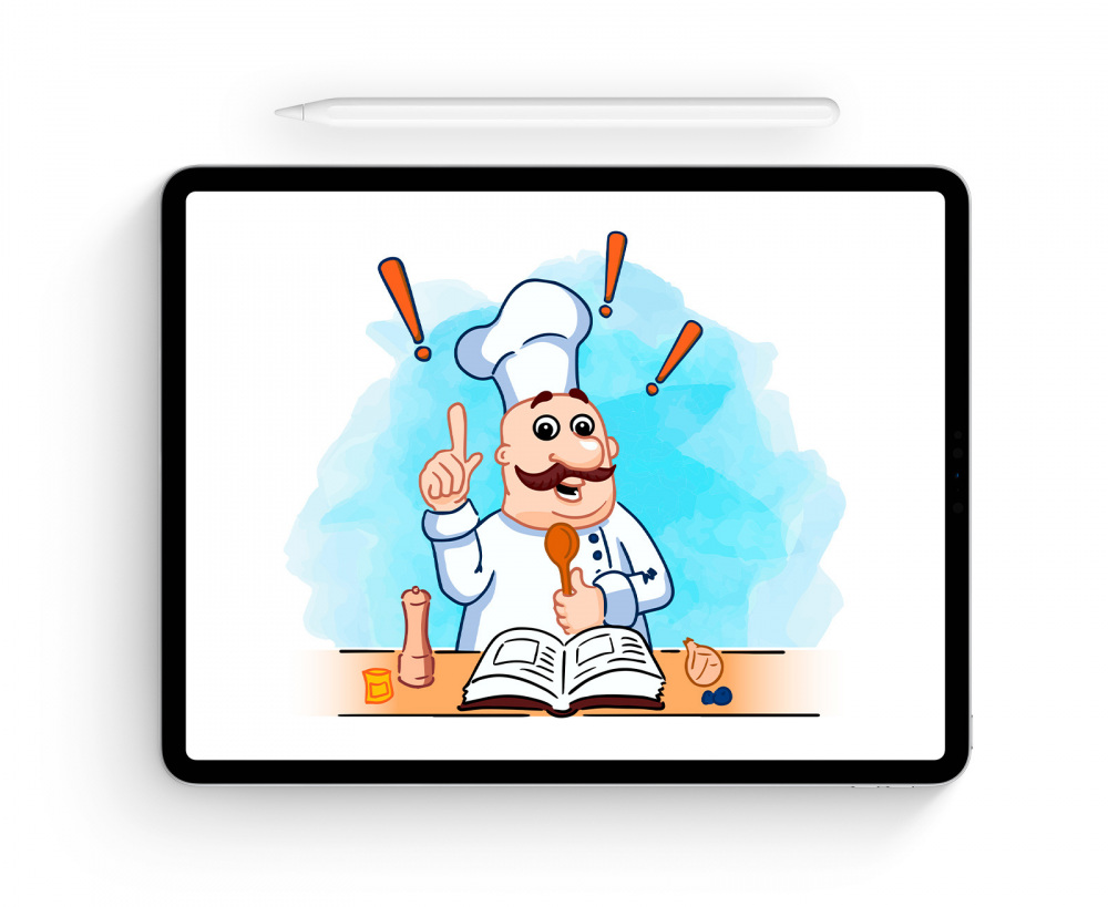 Ilustrace – Kuchař Luděk