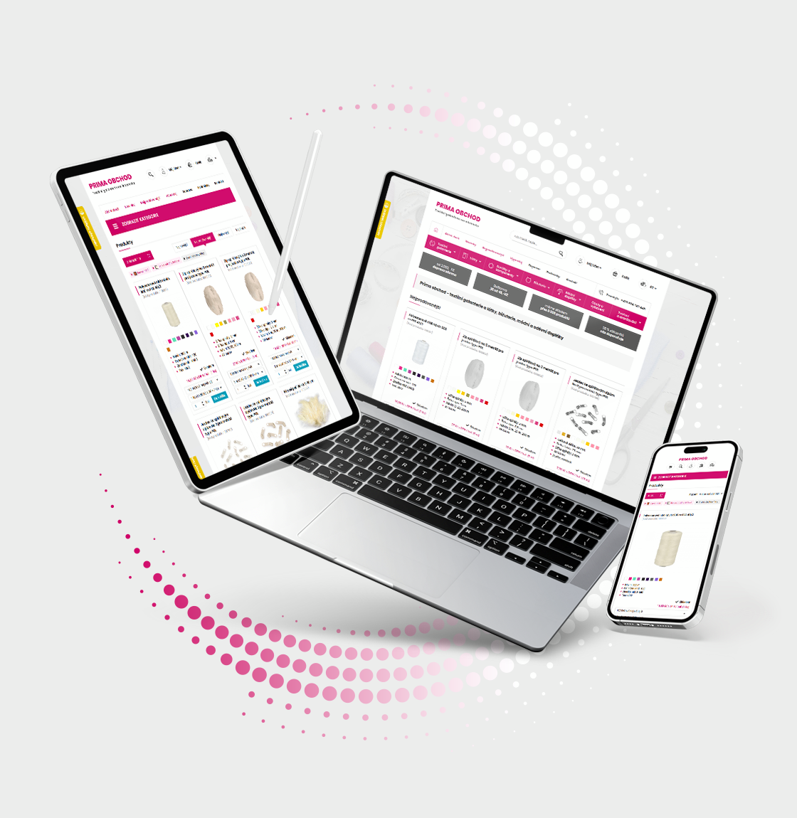 On-line textilní galanterie Prima Obchod