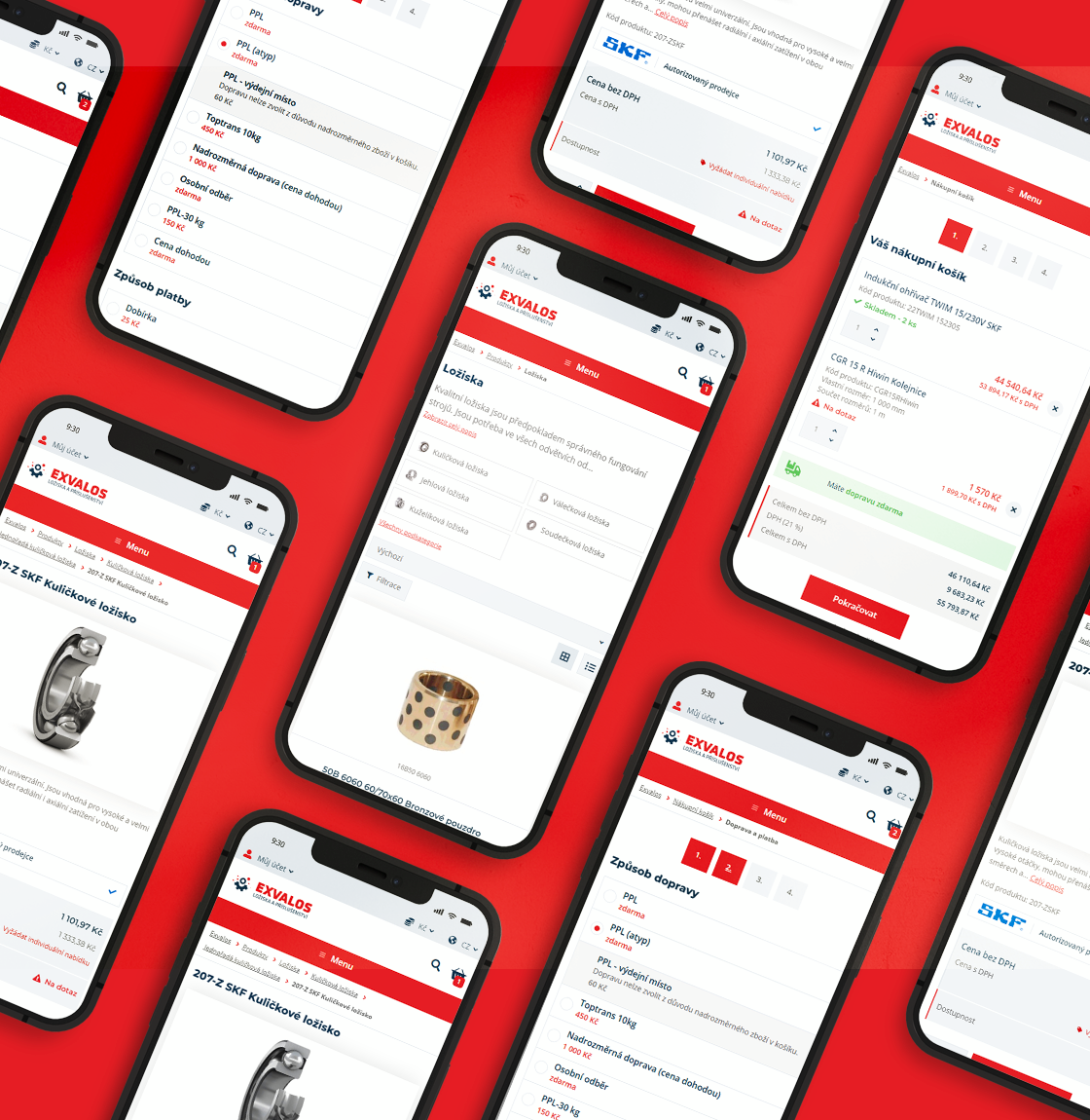 Autorizovaný prodejce ložiskové techniky Exvalos