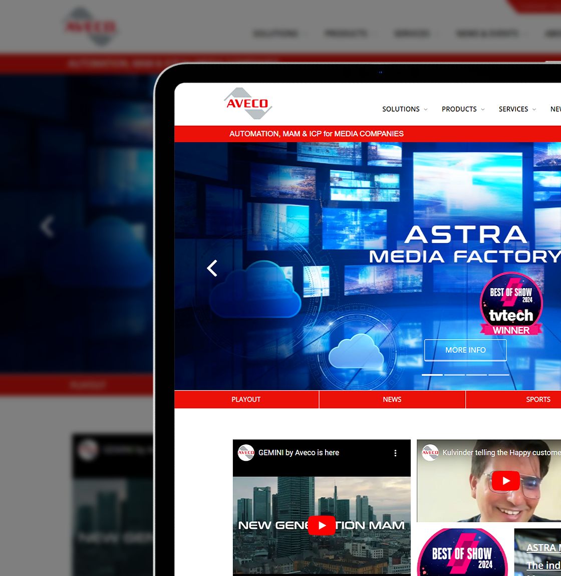 Firemní web AVECO s.r.o.