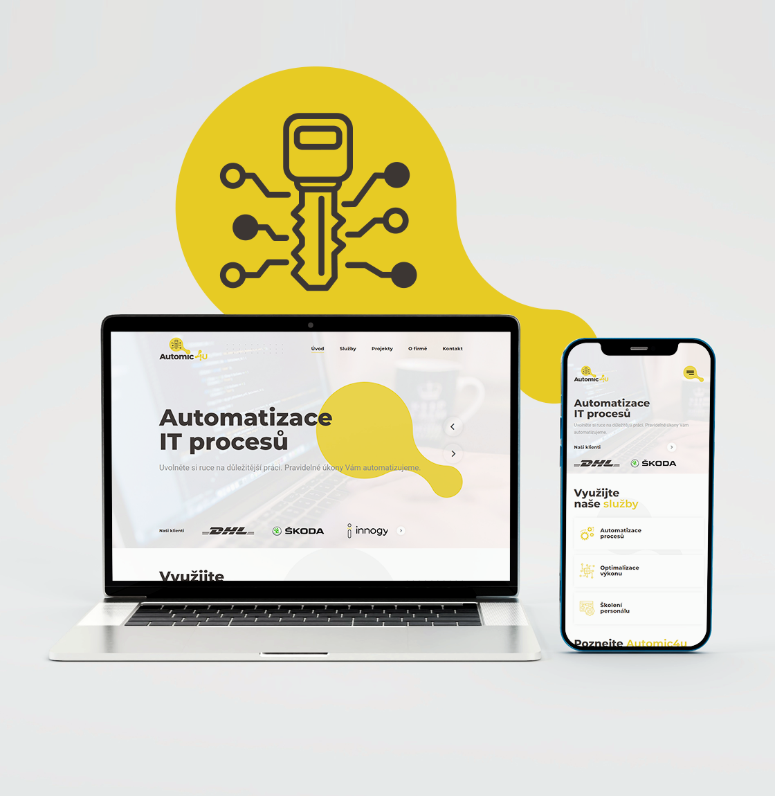 Firemní web Automic4u