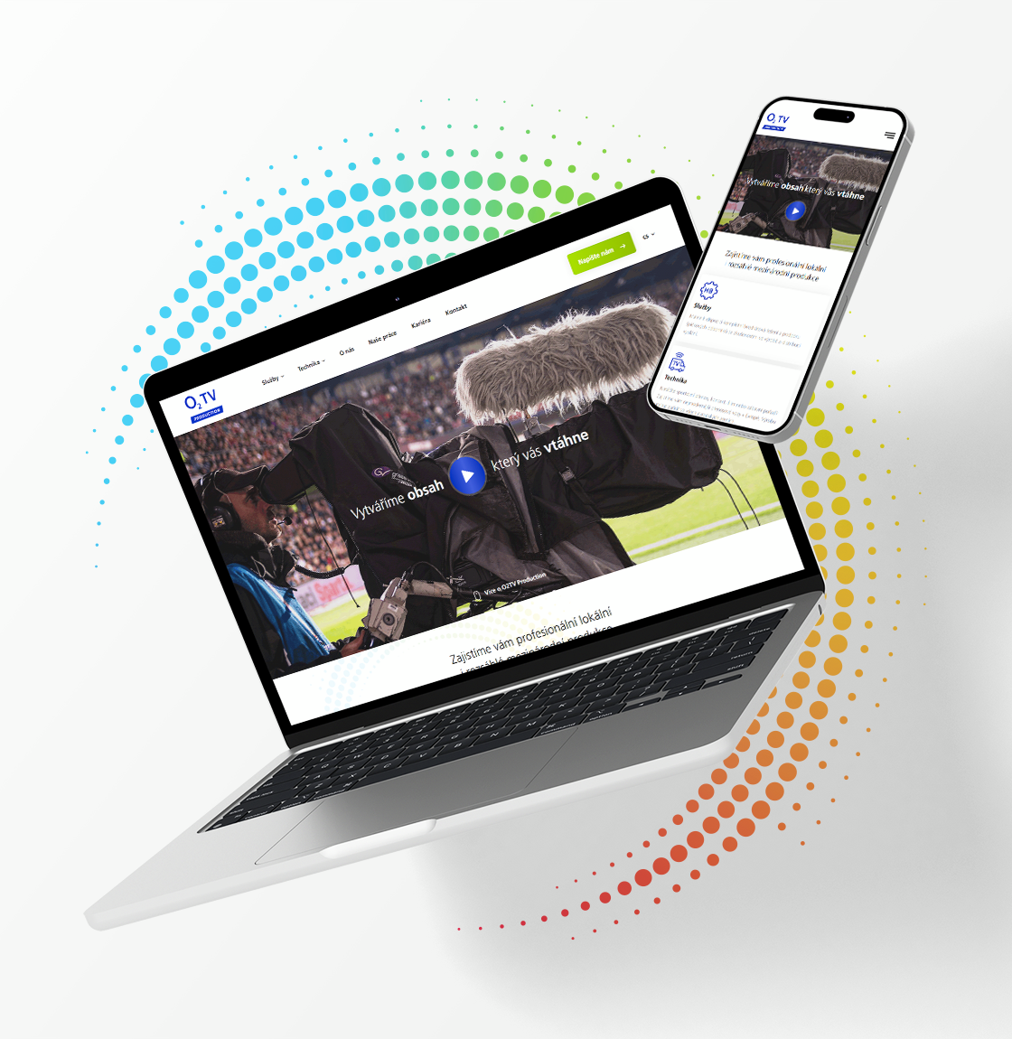 Firemní web O2 TV Production