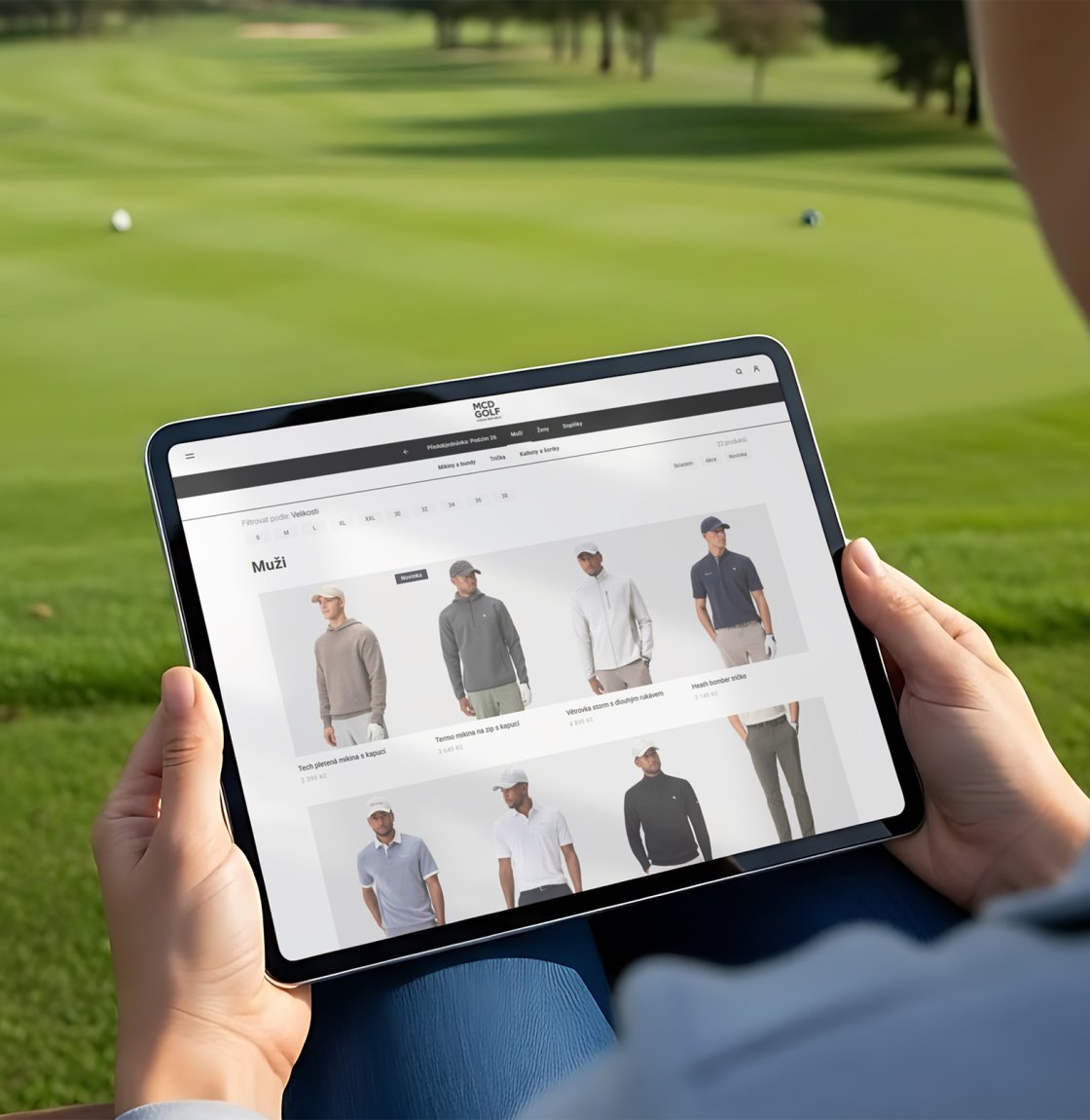 B2B obchod s golfovým oblečením Macade