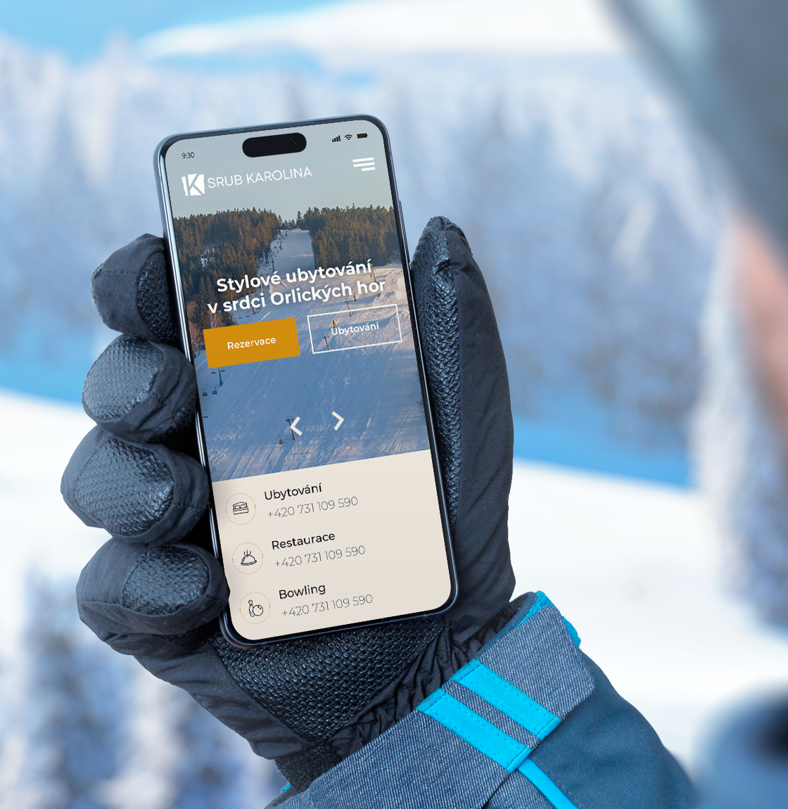 Srub Karolina v Orlických horách